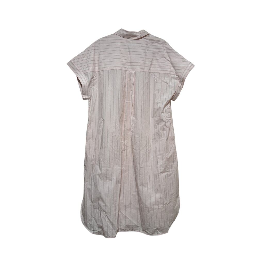 COS Pink Striped Short Sleeve Button Down Shirt Dress M - Picture 7 of 7